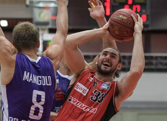 Basketball, Marco Völler plays Bundesliga for the Gießen 46ers