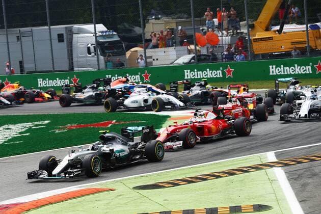Formula 1, Italian GP, start in Monza