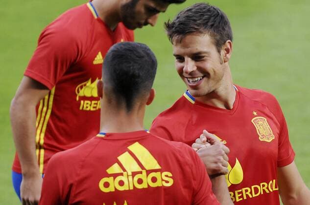 Football, World Cup Quali, Training National Team Spain