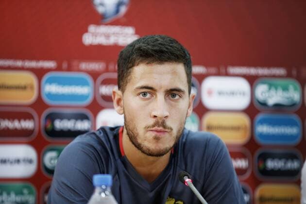 Football, Belgium National Team Press Conference with Eden Hazard