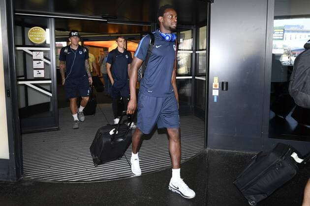 Football, EL, KRC Genk Arrival in Vienna
