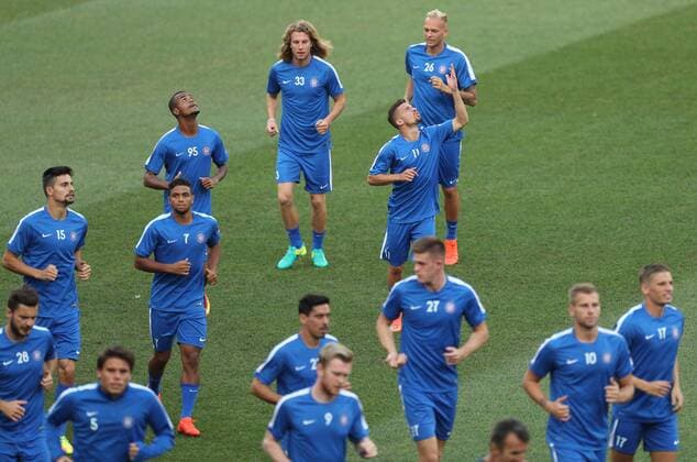 Football, EL, Training Austria Vienna