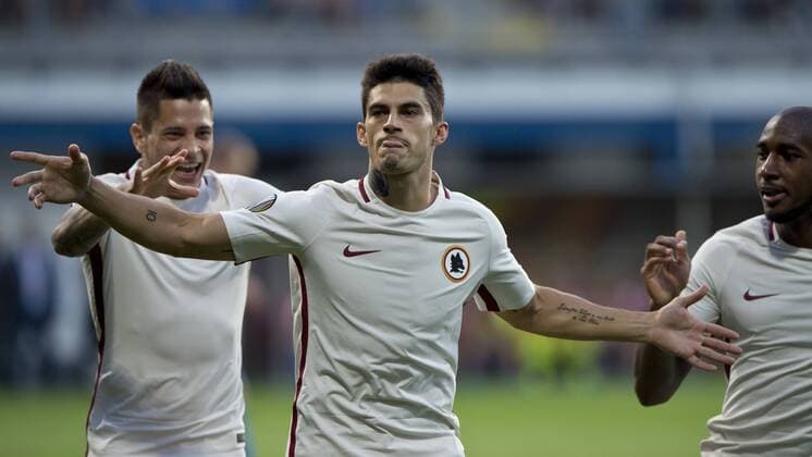 Football, EL, Viktoria Plzen - AS Roma