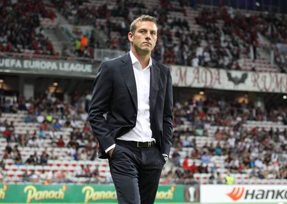 Football, EL, OGC Nice - Schalke 04, before kick-off