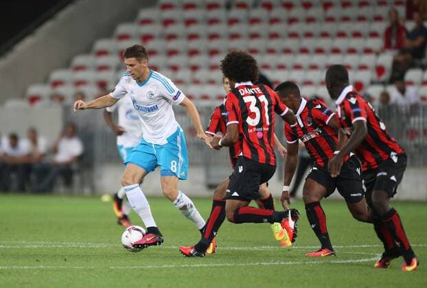 Football, EL, OGC Nice - Schalke 04
