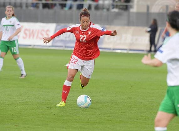 Football, Women, European Championship Qualifier, Switzerland - Northern Ireland