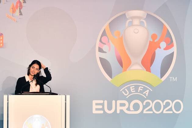 Football, UEFA presents EURO 2020 logo in Rome
