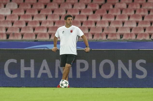 Football, CL, Training Benfica Lisbon in Naples