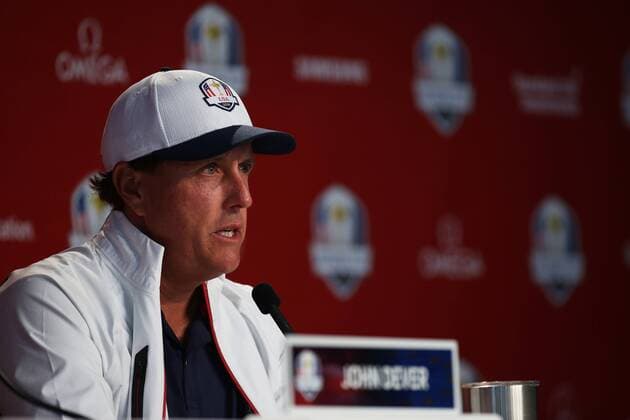 Golf, Ryder Cup 2016 in Chaska, USA Practice Round