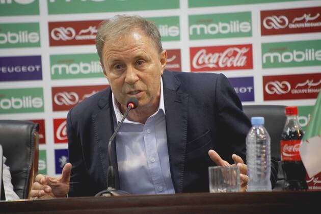 Football, Algeria National Team Press Conference with Coach Milovan Rajevac