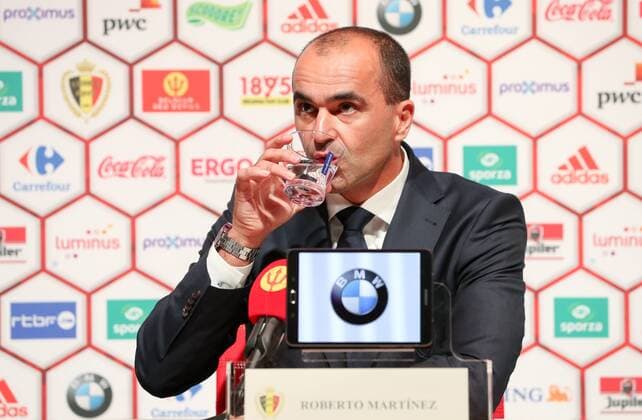 Football, Belgium National Team, Coach Martinez Press Conference