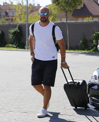Football, Arrival National Team Spain in Madrid