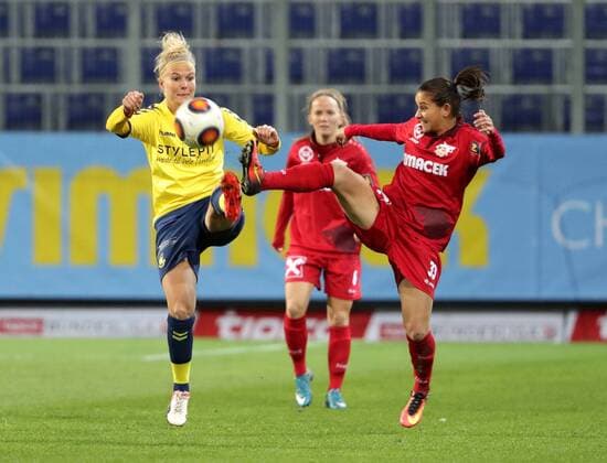 Football, Women, CL, SKN St. Pölten - Brøndby IF Copenhagen
