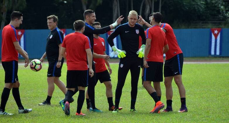 Football, World Cup Quali, Training National Team USA in Havana