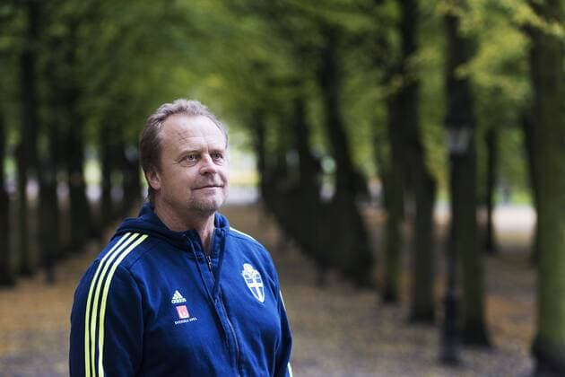 Football, Jonas Thern - Photo shoot national team Sweden