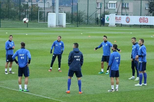 Football, World Cup Quali, Bosnia Herzegovina National Team - Training and PK