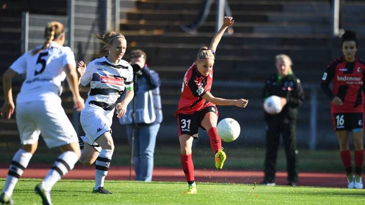 Football, Women, 1. BL, Borussia Mönchengladbach - SC Freiburg