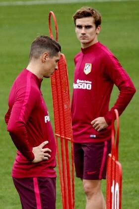 Football, CL, Atletico Madrid Training
