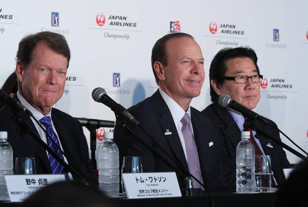 Golf, PK for the Japan Airlines Championship 2017 in Tokyo