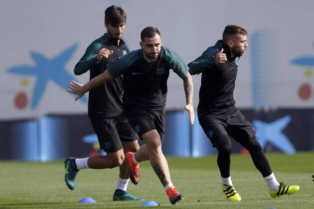 Football, CL, FC Barcelona training