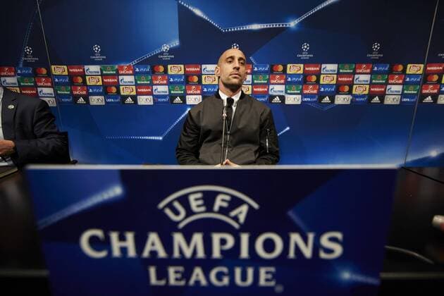 Football, CL, Pablo Zabaleta - PK Manchester City at Barcelona