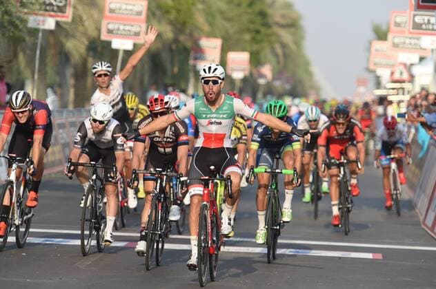 Cycling, Abu Dhabi Tour, Giacomo Nizzolo wins stage 1