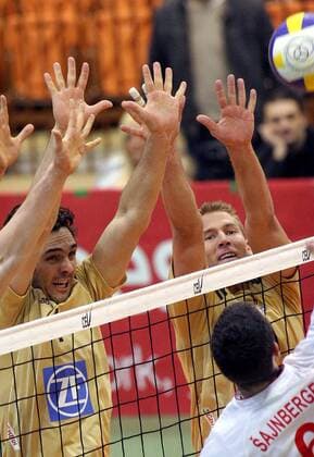 Volleyball, Champions League, Vojvodina Novolin Novi Sad - VfB Friedrichshafen 2:3