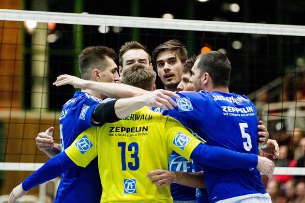 Volleyball, DVV Cup, SSC Karlsruhe - VfB Friedrichshafen