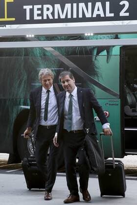 Football, CL, Sporting Lisbon on their way to Germany