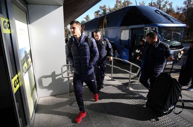 Football, CL, Dinamo Zagreb Departure to Sevilla