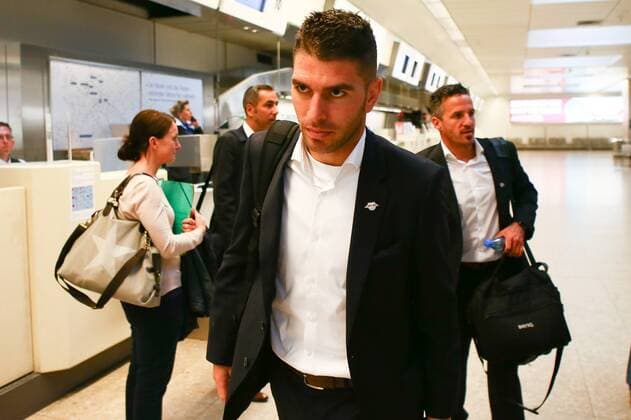 Football, EL, Red Bull Salzburg at the airport for the away game to Nice