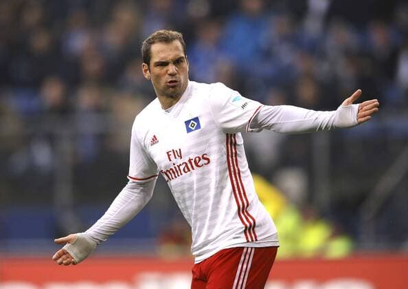 Football, Pierre-Michel Lasogga on loan from Leeds United