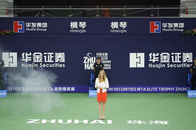Tennis, Steffi Graf in Zhuhai, China