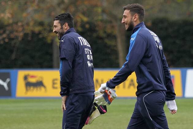 Football, Italy National Team Training