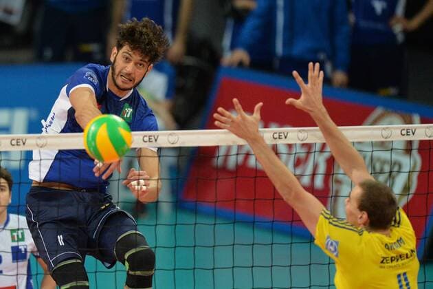 Volleyball, CL Quali, Hypo Tirol Volleyballteam Innsbruck - VfB Friedrichshafen