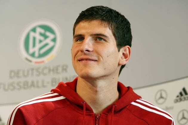 Football, Press Conference of the National Team in Düsseldorf with Mario Gomez and Kevin Kuranyi