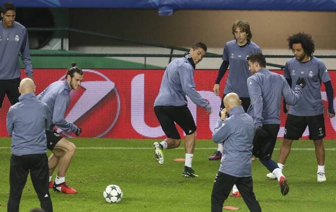 Football, CL, Real Madrid Training