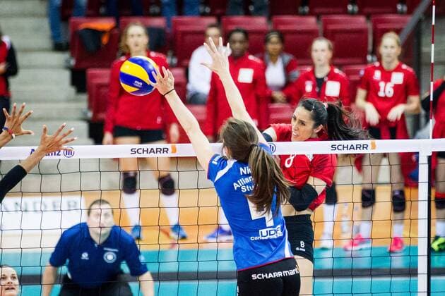 Volleyball, Women, DVV Cup Semi-Final, Allianz MTV Stuttgart - Rote Raben Vilsiburg