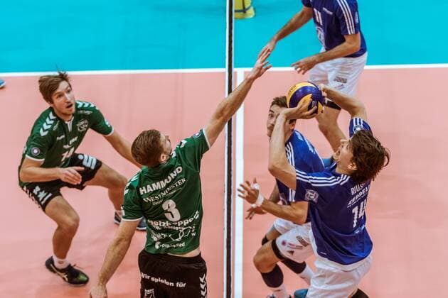 Volleyball, DVV Cup, Netzhoppers Königs Wusterhausen - VfB Friedrichshafen