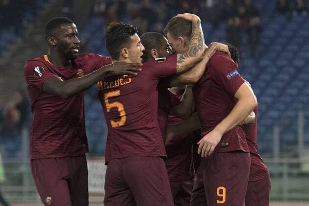 Football, EL, AS Roma - Viktoria Pilsen