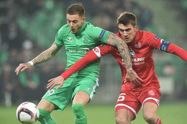 Football, EL, AS St. Etienne - 1. FSV Mainz 05