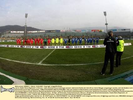 Football, Italy, Numerous football matches take place in front of empty stands after the riots