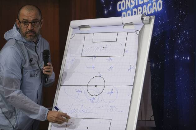 Football, FC Porto, PK, Coach Nuno explains his tactics