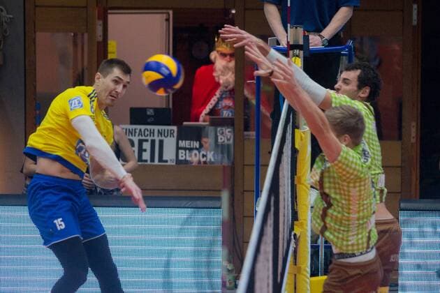 Volleyball, 1. BL, TSV Herrsching - VfB Friedrichshafen