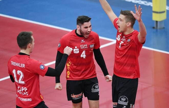 Volleyball, 1. BL, TV Rottenburg - Netzhoppers KW