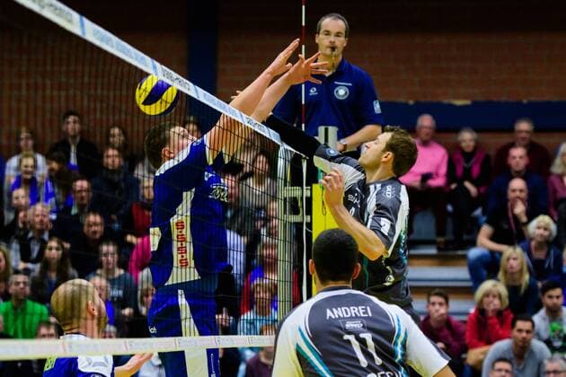 Volleyball, 1. BL, Solingen Volleys - SWD Powervolleys Düren