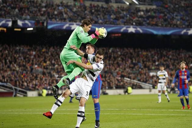 Football, CL, FC Barcelona - Borussia Mönchengladbach