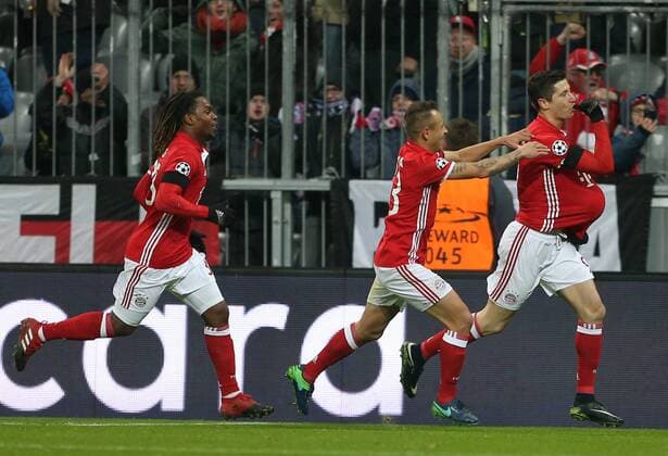 Football, CL, Bayern Munich - Atletico Madrid, 1:0 Robert Lewandowski