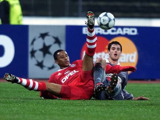 Football, CL, Bayern München - Olympique Lyon - Duels of the past