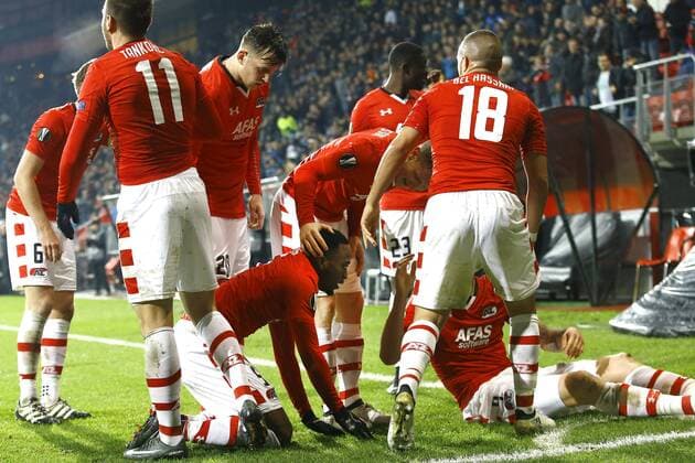 Football, EL, AZ Alkmaar - Zenit St. Petersburg
